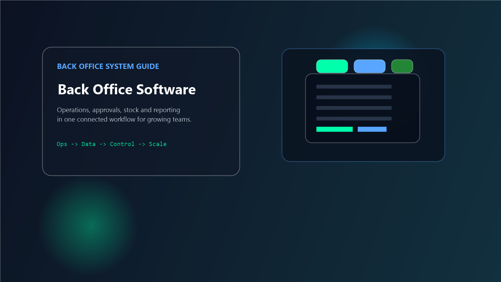 ระบบหลังบ้านคืออะไร? ทำไมธุรกิจที่กำลังโตควรมี Back Office Software ที่ดี