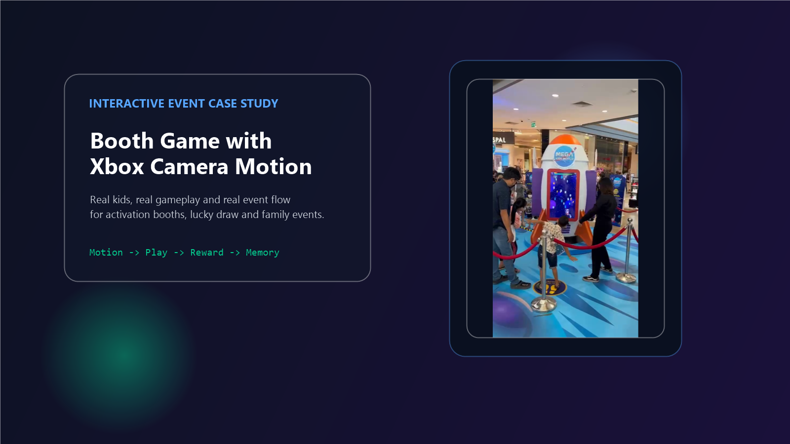 รับทำเกมออกบูธและ Interactive Event คืออะไร? ตัวอย่าง Motion Game สำหรับงานวันเด็ก