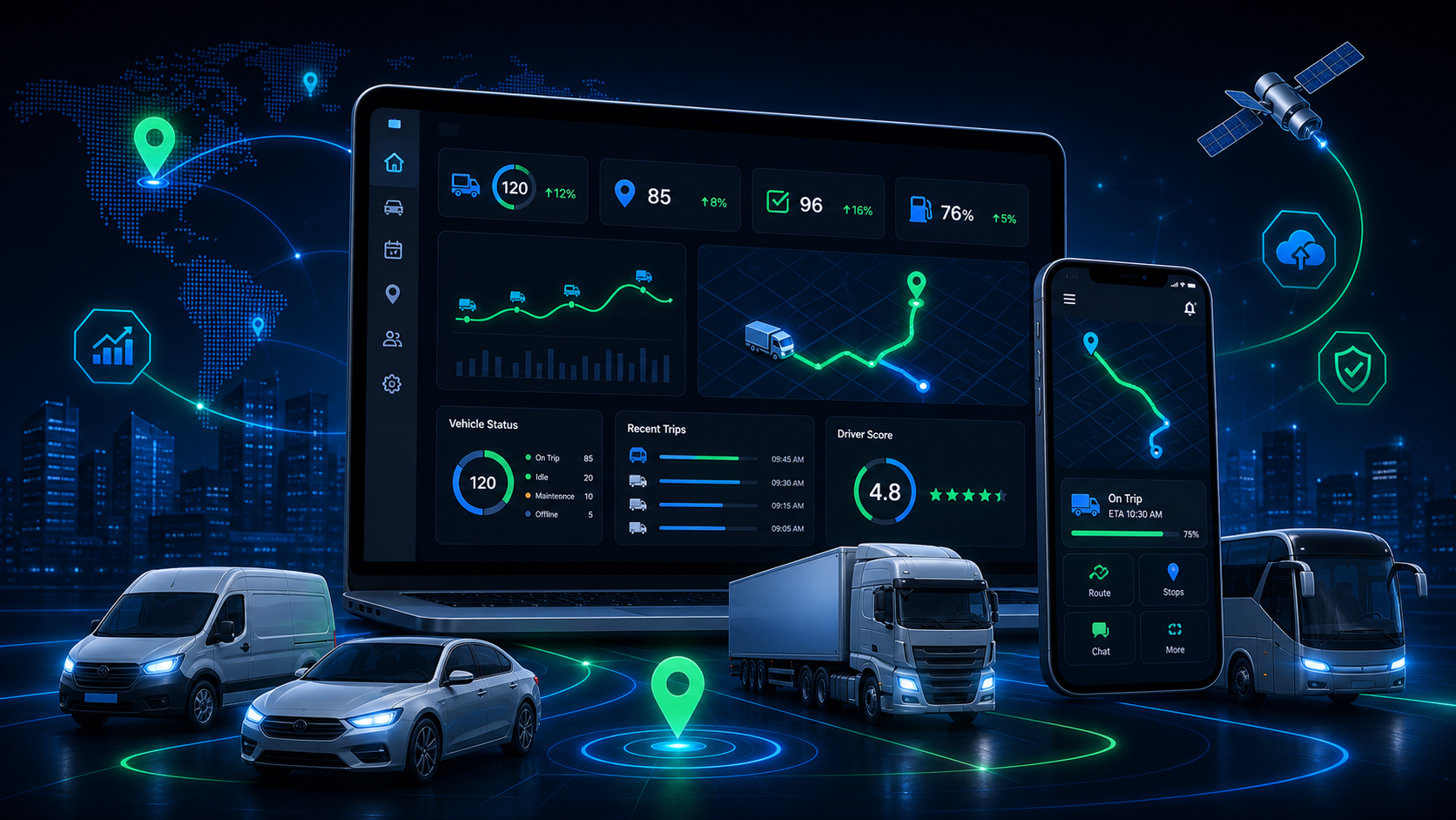 Fleet Management คืออะไร? ระบบฟลีทรถช่วยองค์กรลดต้นทุนและควบคุมงานภาคสนามได้อย่างไร